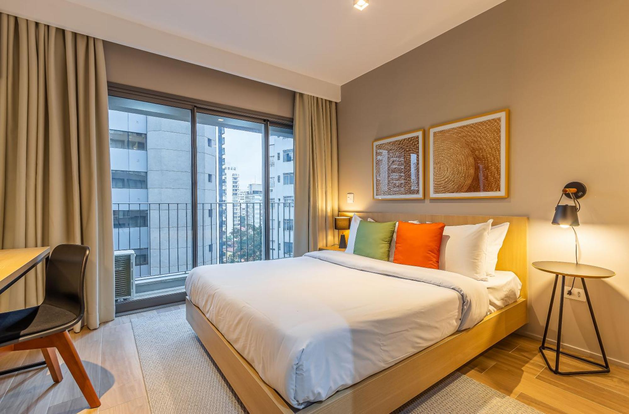 Apartamentos Novos Proximos Ao Masp E A Metros Da Estacao Consolacao E Avenida Paulista - Next Haddock São Paulo Chambre photo