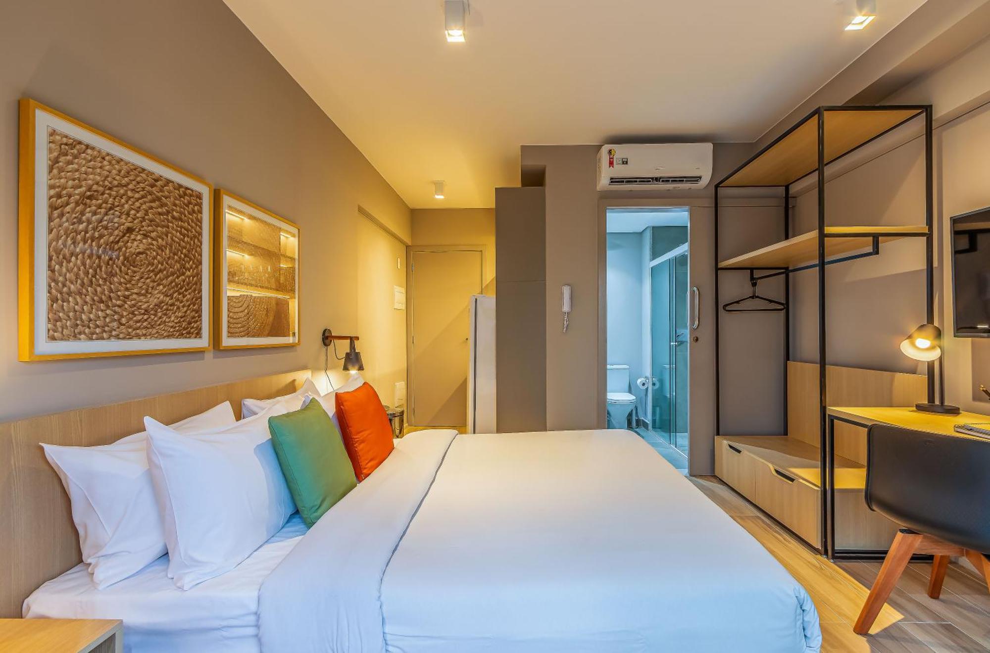 Apartamentos Novos Proximos Ao Masp E A Metros Da Estacao Consolacao E Avenida Paulista - Next Haddock São Paulo Chambre photo